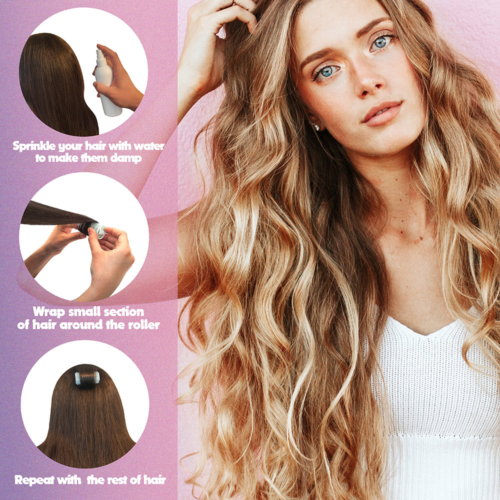 Large rollers for hair with - diameter 61 diameter 61 mm | Hair \ Hair accessories \ Rollers & curlpapers Drogeria internetowa: Galeria Wdzięku - Kosmetyki online