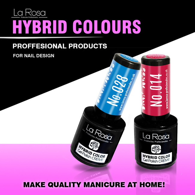 La Rosa Hybrid Gel Polish CREME Banana Yellow