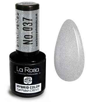 La Rosa Hybrid Gel Polish CREME Silver