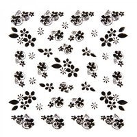 Zircon Black Flowers