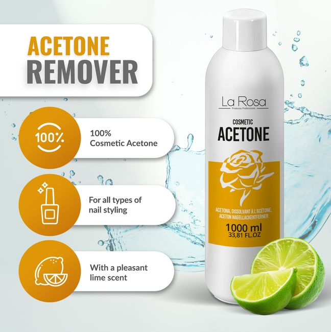 LaRosa Cosmetics ACETONE for manicure 1000 ml