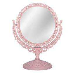 Vintage Table Mirror - Pink