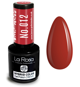 La Rosa Hybrid Gel Polish CREME Intensive Red