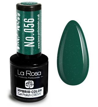 La Rosa Hybrid Gel Polish CREME Emerald with Gloss