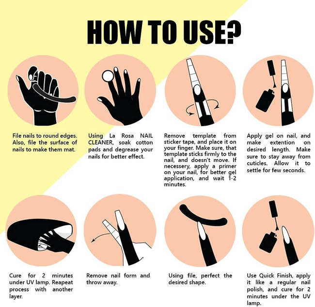 LaRosa 7-in-1 BUILDER GEL in a Bottle - INTENSIVE WHITE