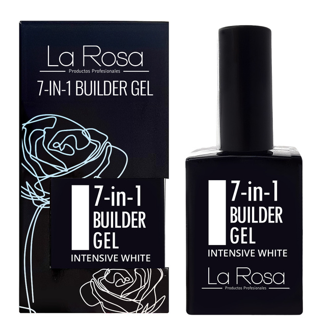 LaRosa 7-in-1 BUILDER GEL in a Bottle - INTENSIVE WHITE