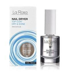 La Rosa Quick Drying TOP COAT, 10 ml