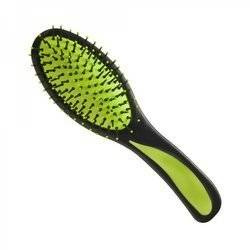 Basic green hairbrush