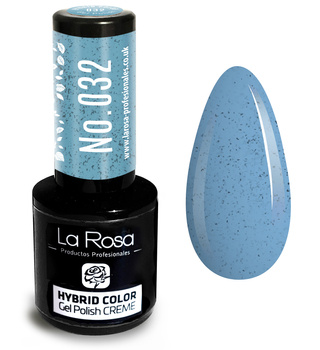 La Rosa Hybrid Gel Polish CREME Sandy Baby Blue