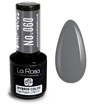 La Rosa Hybrid Gel Polish CREME Dark Grey