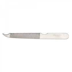 Metal Nail File with Cuticle Pusher